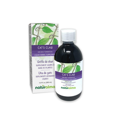 Naturalma Cat's Claw Bark Tincture (Uncaria tomentosa) - Alcohol-Free, 16.9 fl oz, Vegan