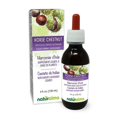 Naturalma Horse Chestnut Seed Tincture – Alcohol-Free, 4 fl oz | Vegan Herbal Supplement