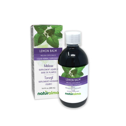 Naturalma Lemon Balm Tincture (Melissa officinalis) - Alcohol-Free 500 ml Liquid Extract (16.9 fl oz) - Vegan