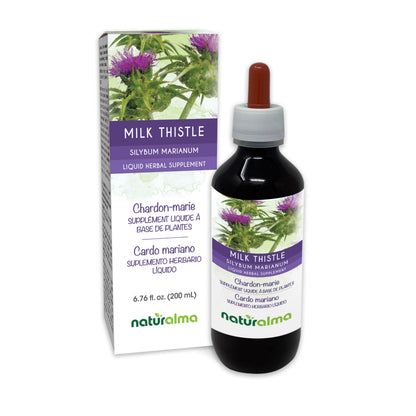 Naturalma Milk Thistle Tincture (Silybum marianum) – Alcohol-Free, 6.76 fl oz, Vegan