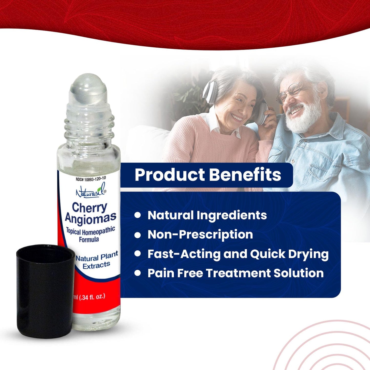 Naturasil Cherry Angiomas 10ml | Liquid Roller