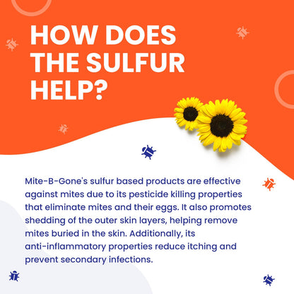 Naturasil Mite-B-Gone — Natural 10% Sulfur Lotion + Soaps for Itch Relief (All Ages)