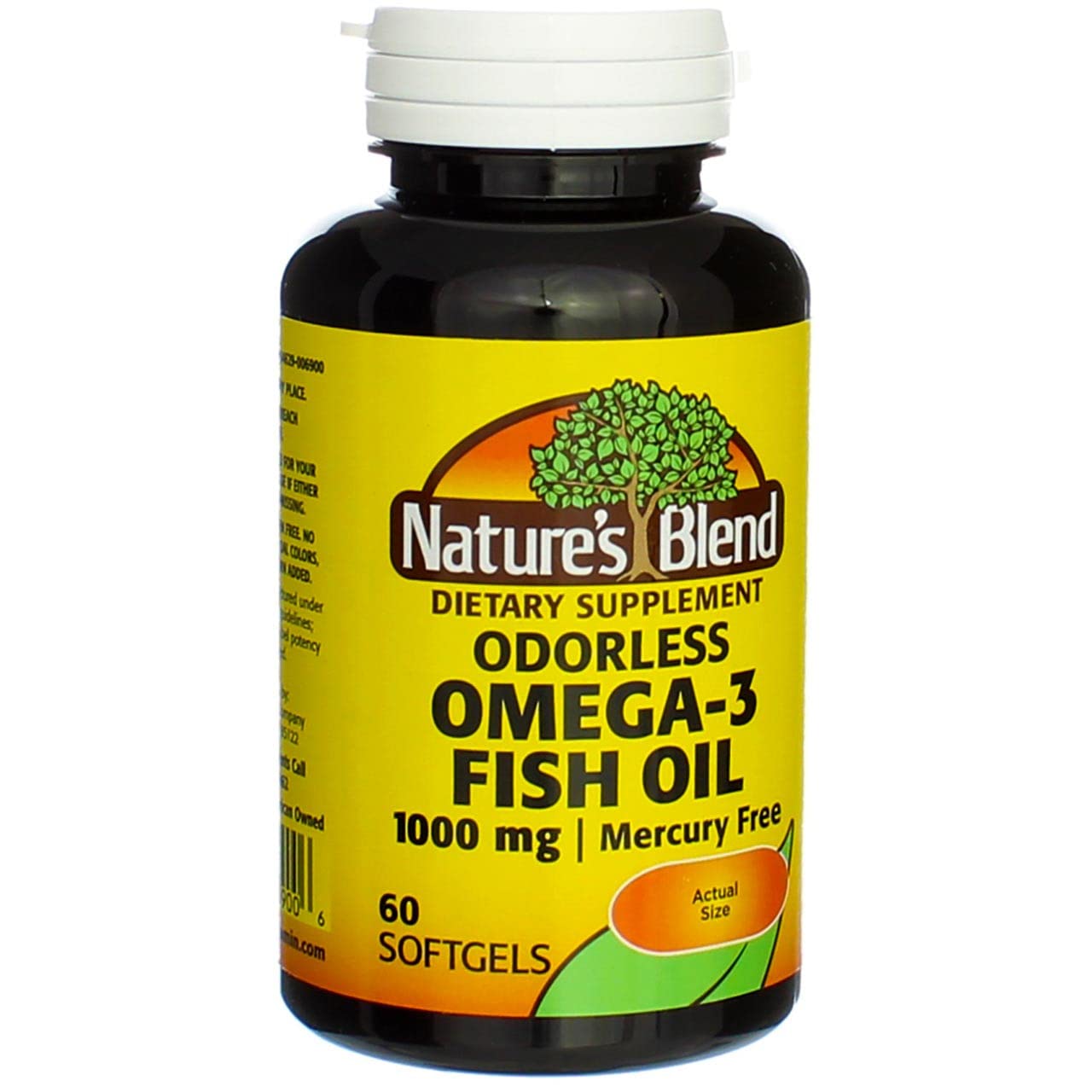 Nature's Blend Omega-3 Fish Oil Odorless | 60 Softgels