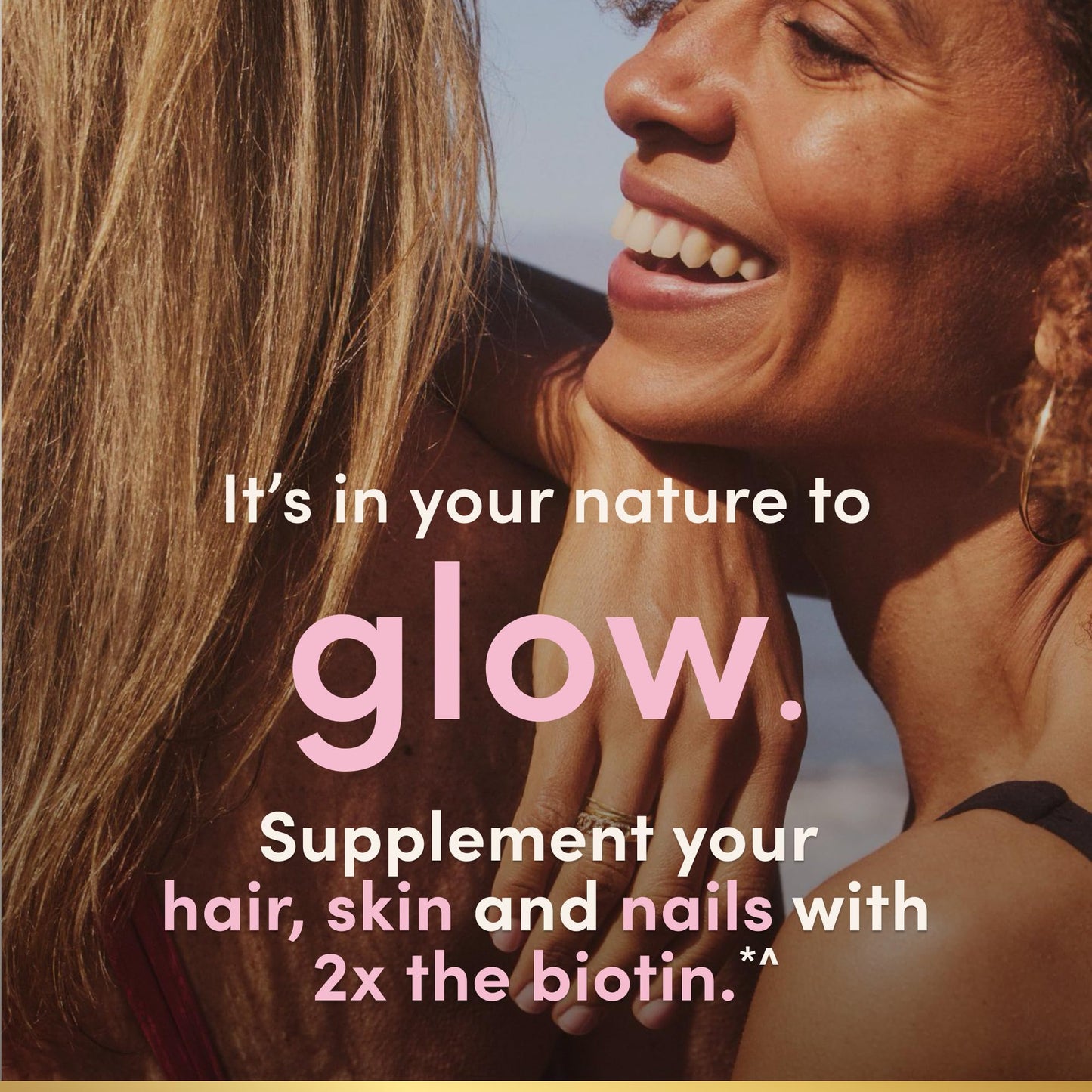 Nature's Bounty Optimal Solutions Advanced Hair, Skin & Nails Gummies – 2X Biotin, 6,000 mcg per Serving