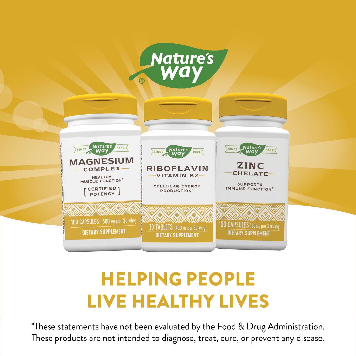 Nature's Way Riboflavin Vitamin B2, Supports Cellular Energy Production*, Vegan, 30 Tablets (Packaging May Vary)