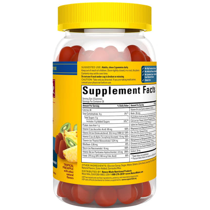 Nature Made Advanced Multivitamin Gummies 50+ for Him – 84-Count (28-Day) Men’s Gummies with Magnesium Citrate, Vitamin D3, Zinc