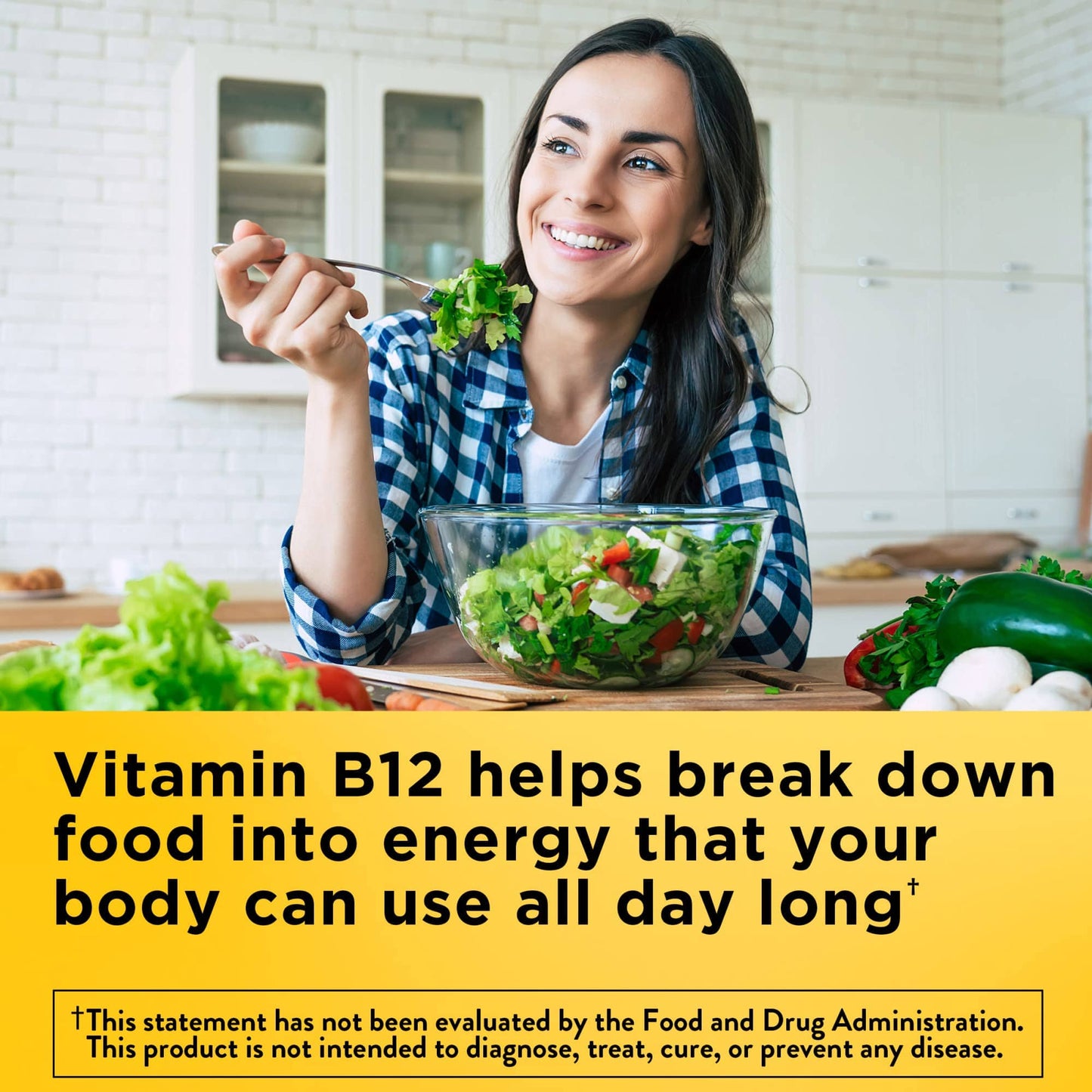 Nature Made Vitamin B12 3000 mcg Sublingual – Fast Dissolve, Sugar Free, 40-Count