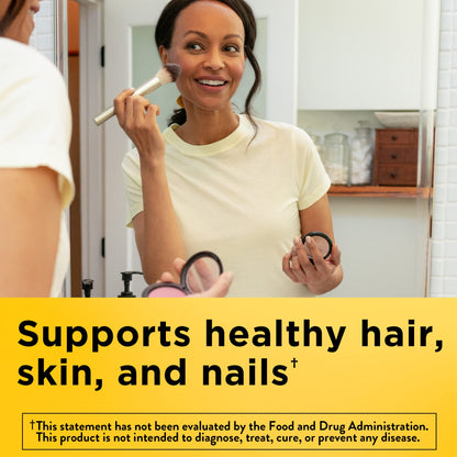 Nature Made Biotin 2500 mcg Softgels – Healthy Hair, Skin & Nails | 150 Day Supply