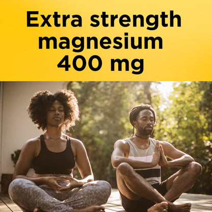 Nature Made Magnesium Oxide 400 mg Softgels – Extra Strength, 110-Count