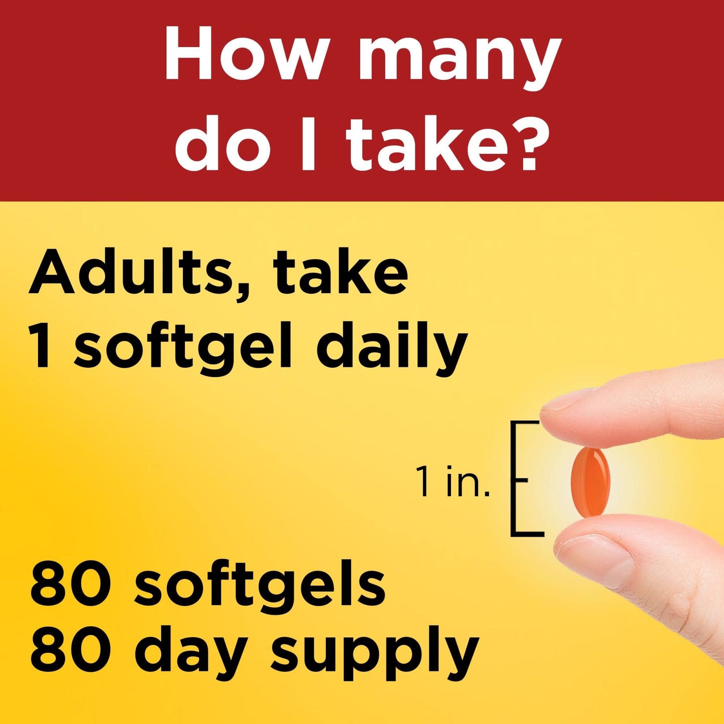 Nature Made CoQ10 200 mg - 80 Softgels | Heart Health & Cellular Energy