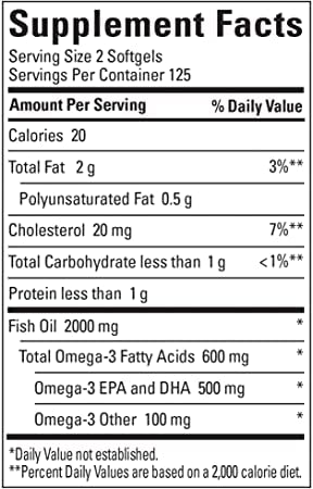 Nature Made Fish Oil 1000 mg - Omega-3 Supplement for Heart Health - 90 Softgels