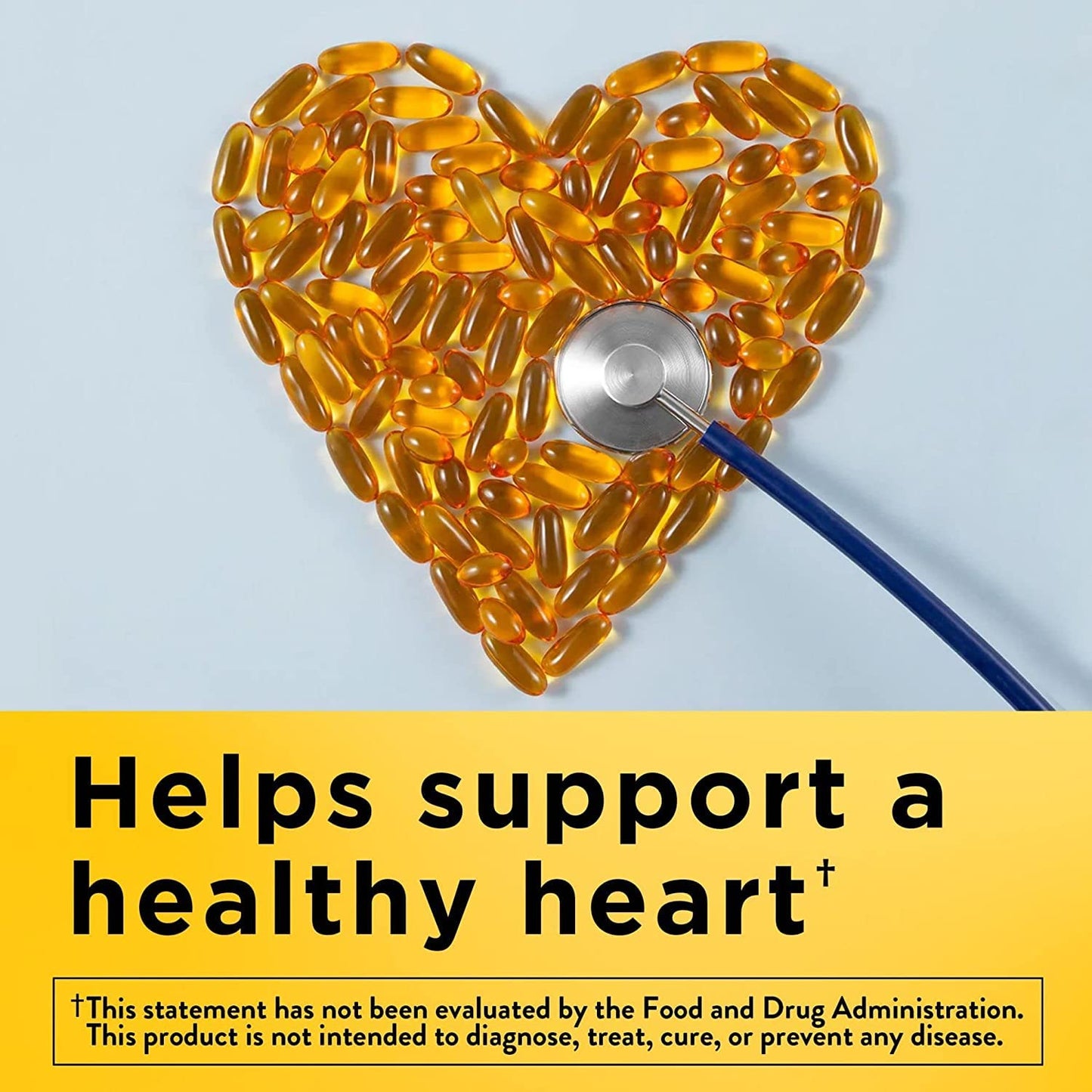 Nature Made Fish Oil 1000 mg - Omega-3 Supplement for Heart Health - 90 Softgels