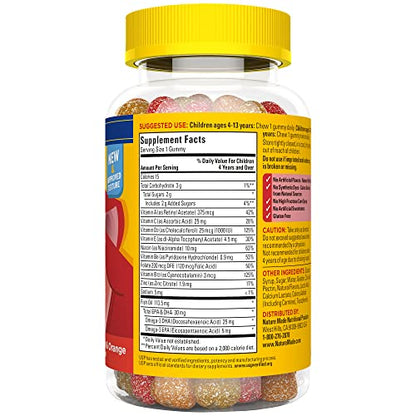Nature Made Kids First Multivitamin with Omega-3 Gummies – 70 Count