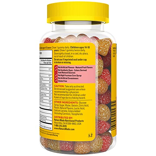 Nature Made Kids First Multivitamin with Omega-3 Gummies – 70 Count