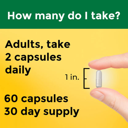 Nature Made Magnesium Complex with Vitamin D3 & Zinc – 60 Capsules | Immune & Muscle Support
