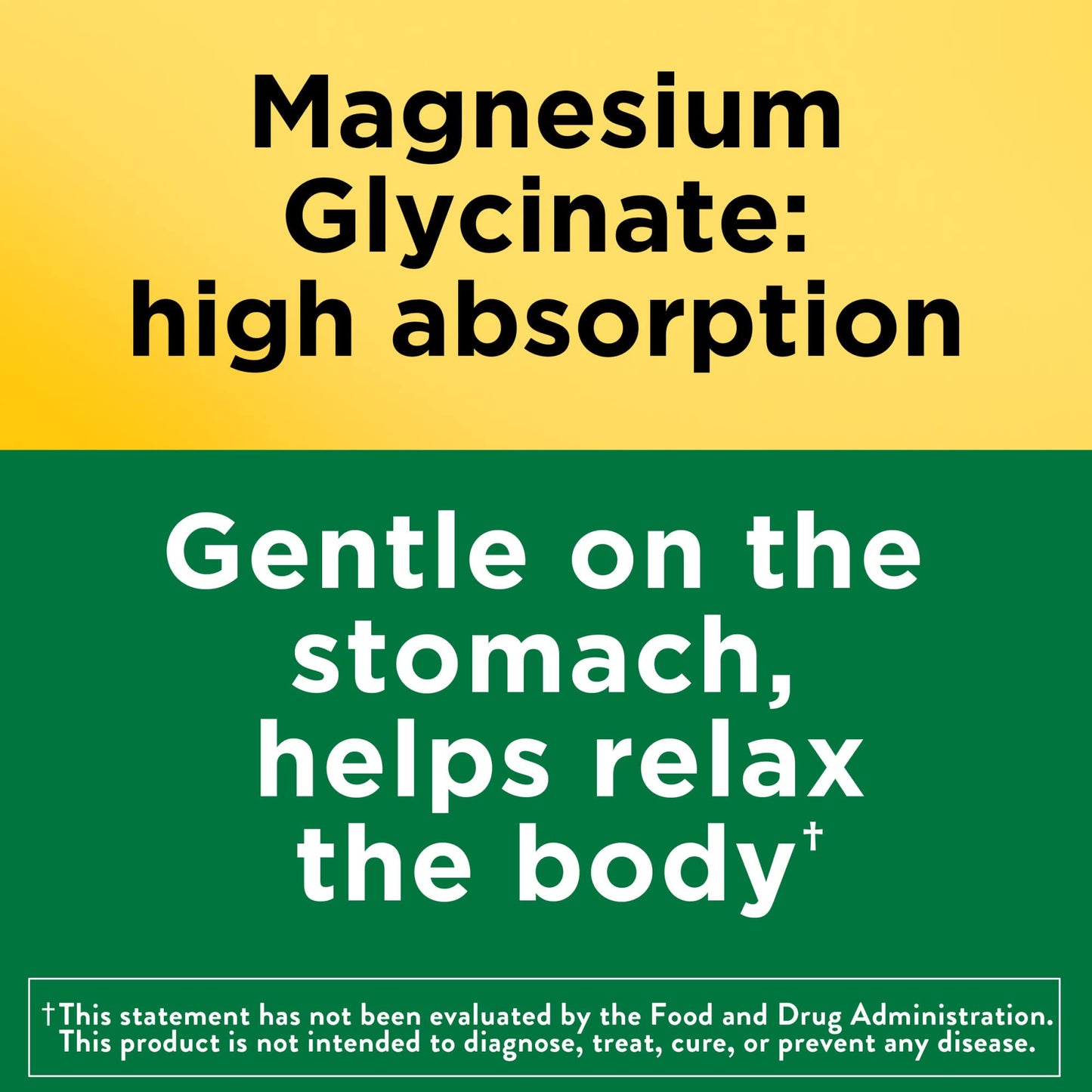 Nature Made Magnesium Glycinate 200 mg – 60 Capsules | Supports Muscle, Heart, Nerve & Bone Health