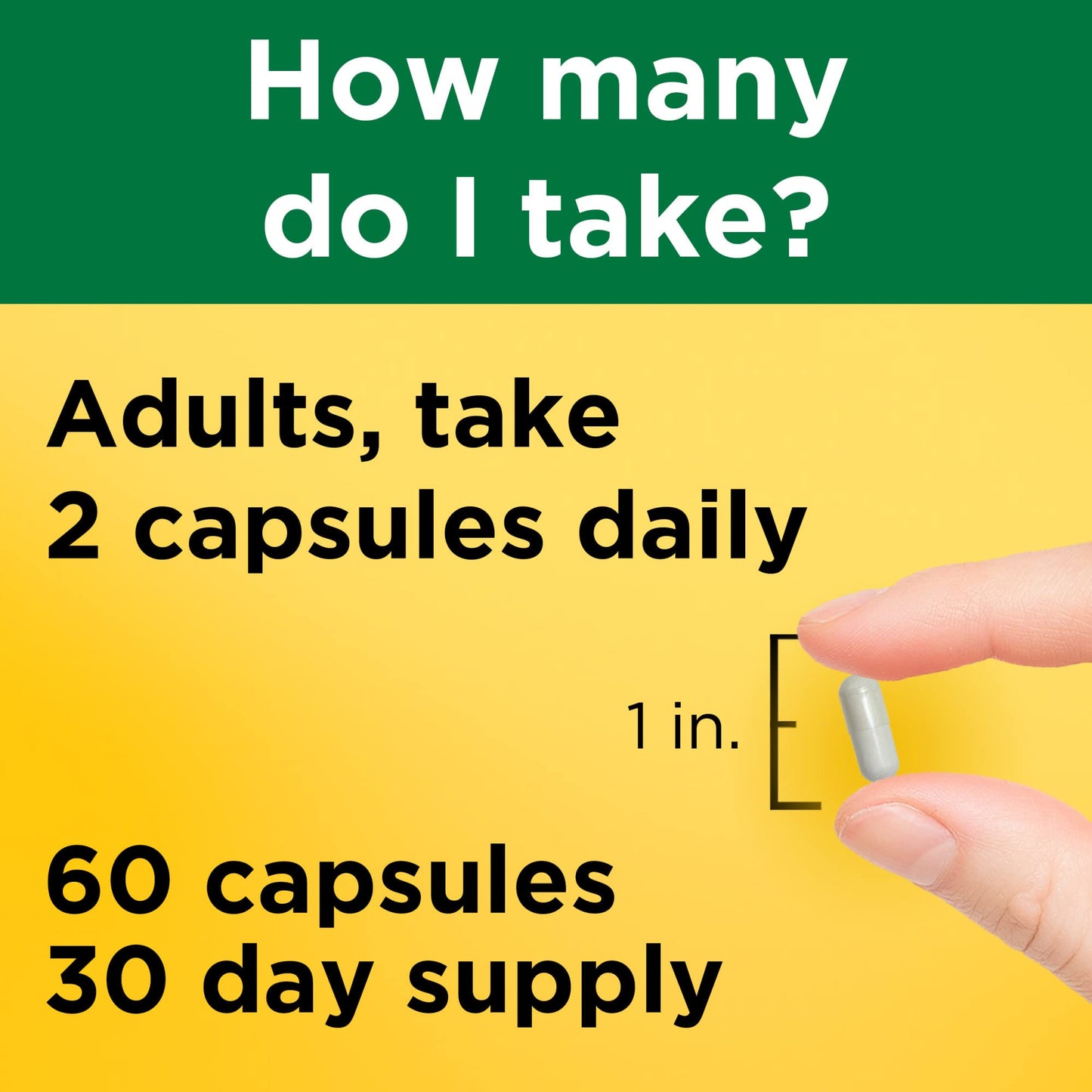 Nature Made Magnesium Glycinate 200 mg – 60 Capsules | Supports Muscle, Heart, Nerve & Bone Health