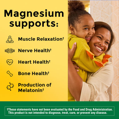 Nature Made Magnesium Oxide 400 mg Softgels - Extra Strength Mg