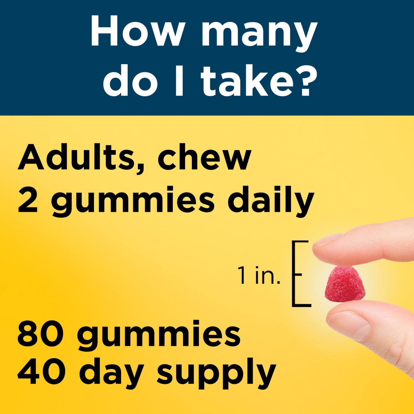 Nature Made Men's Multivitamin Gummies with Omega-3 – 80 Count (40-Day Supply)
