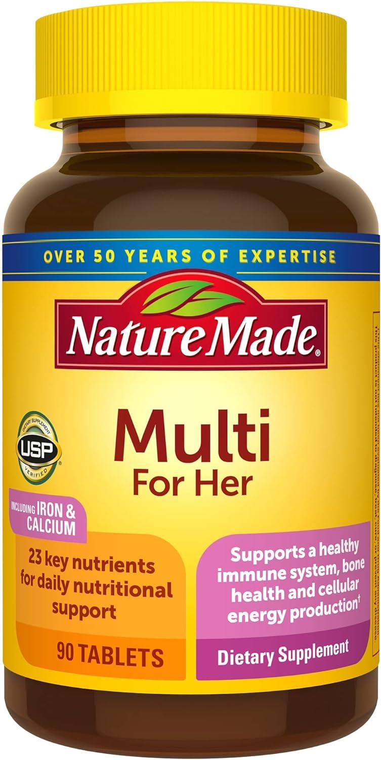 Nature Made Multivitamin For Her – 270-Day Supply (3x90 Tablets)