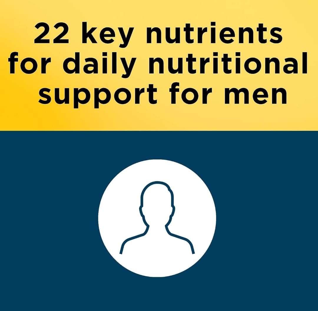 Nature Made Multivitamin For Him No Iron - 300 Tablets, Men's Daily Nutrition