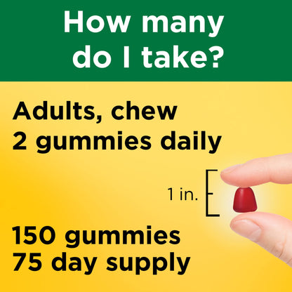 Nature Made Multivitamin Gummies – Men's & Women's Daily Vitamin, 150 Count (75 Day Supply)