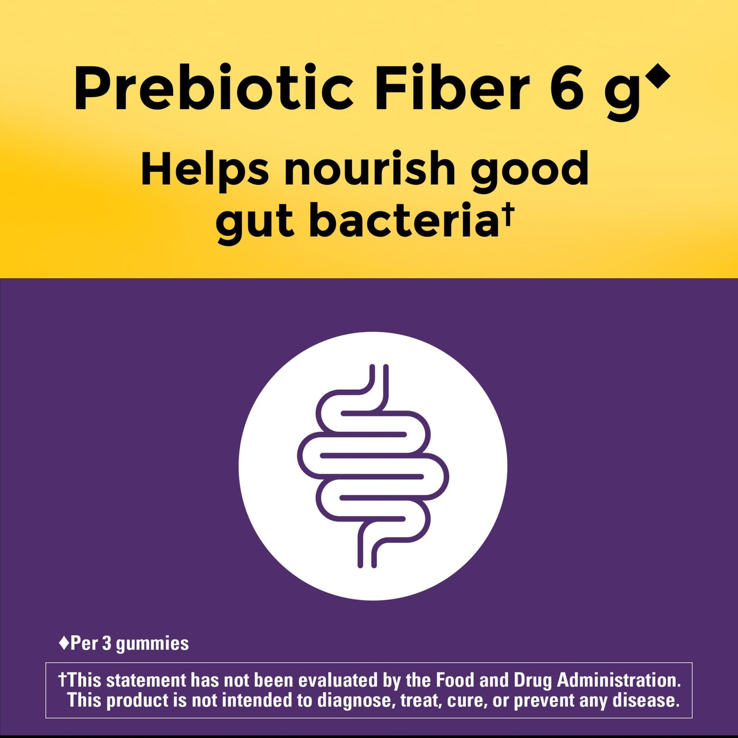 Nature Made Prebiotic Fiber Gummies – 90 Count for Adults & Kids | Digestive Support