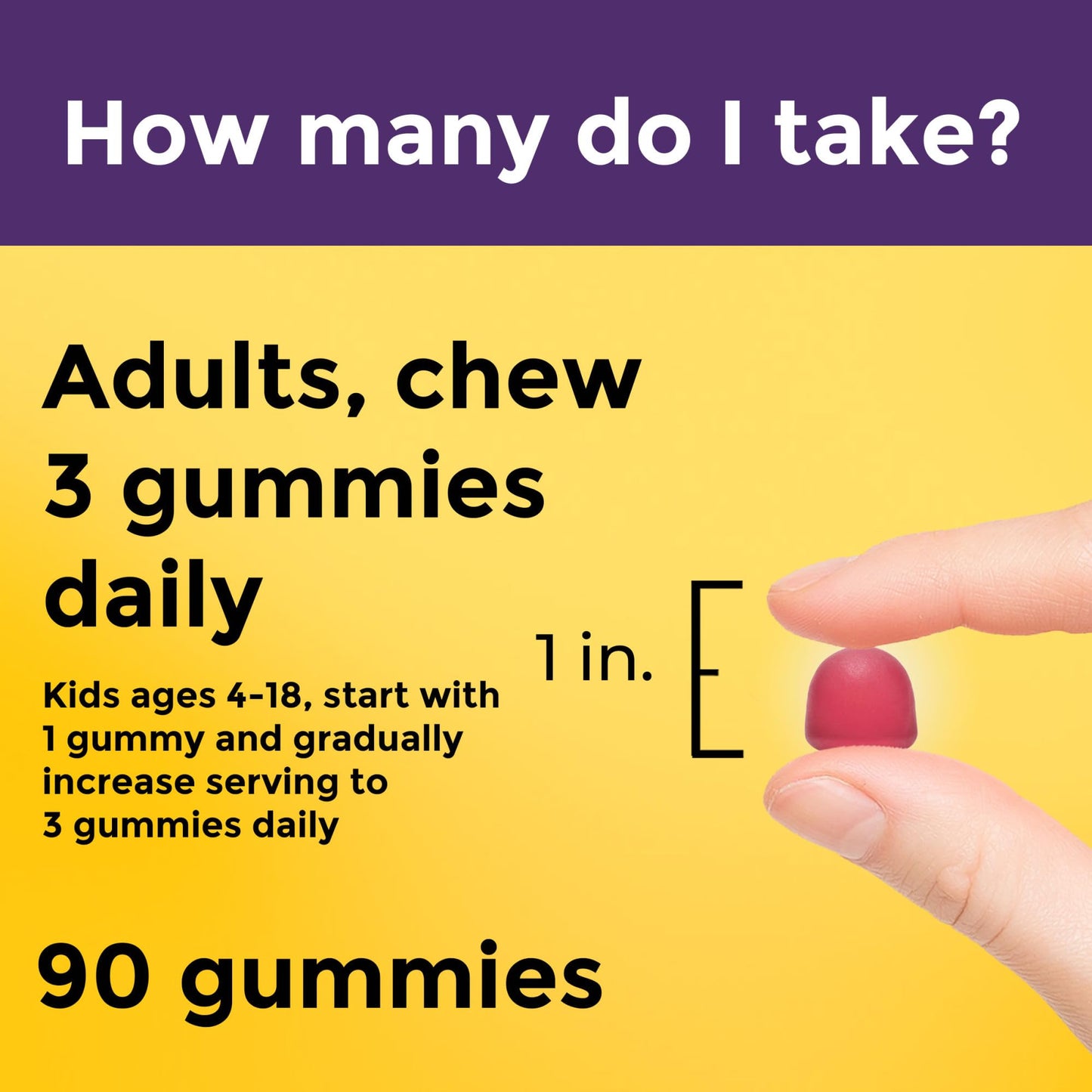 Nature Made Prebiotic Fiber Gummies – 90 Count for Adults & Kids | Digestive Support