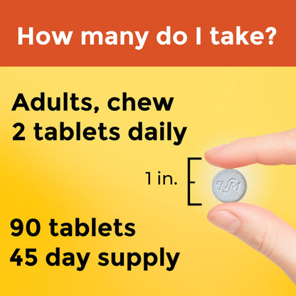 Nature Made Extra Strength Vitamin C 1000 mg Chewable | 90 Tablets | Immune Support