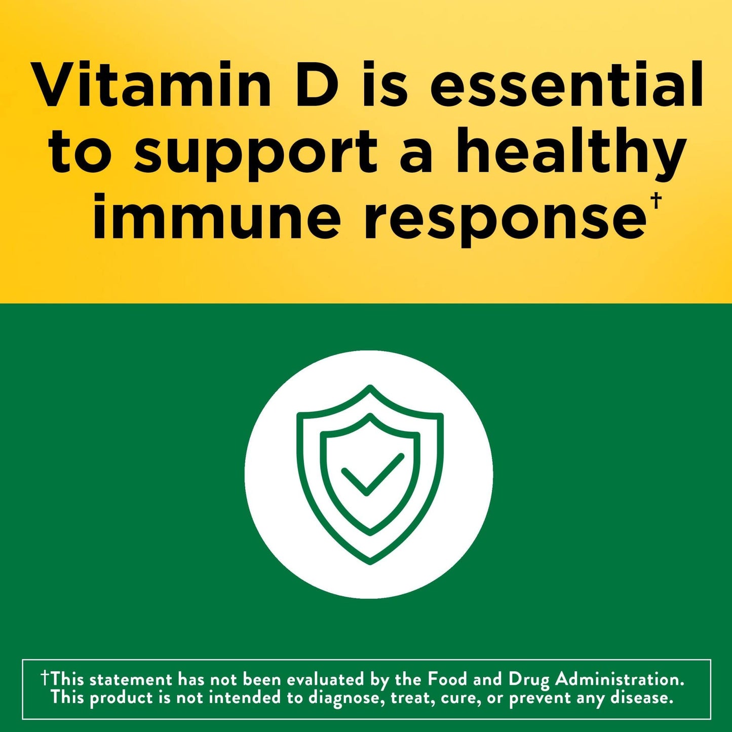 Nature Made Vitamin D3 1000 IU (25 mcg) Softgels – 300-Day Bone, Teeth, Muscle & Immune Support