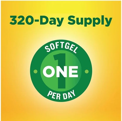 Nature Made Vitamin D3 2000 IU - 320 Softgels | Packaging May Vary