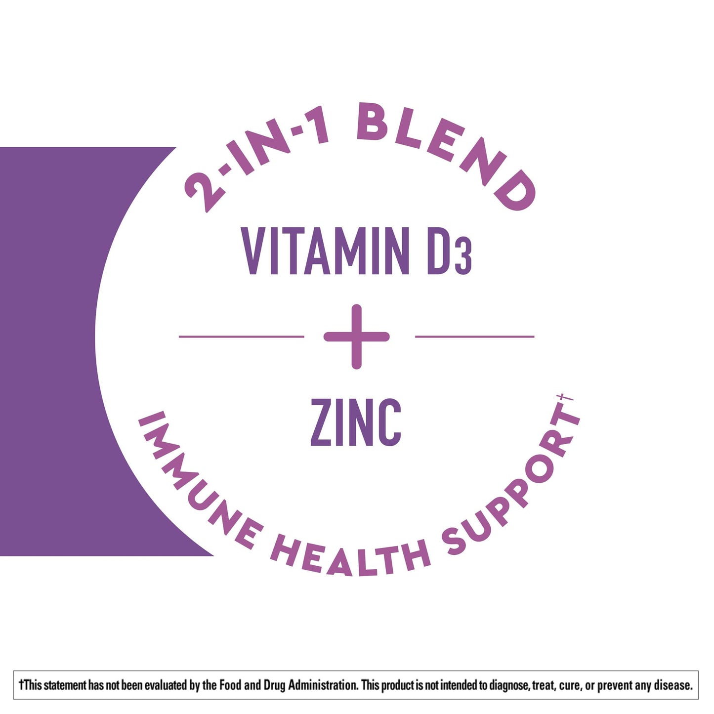 Nature Made Wellblends Elderberry with ImmuneCare - Vitamin D3 1500 IU & Zinc, 30 Tablets