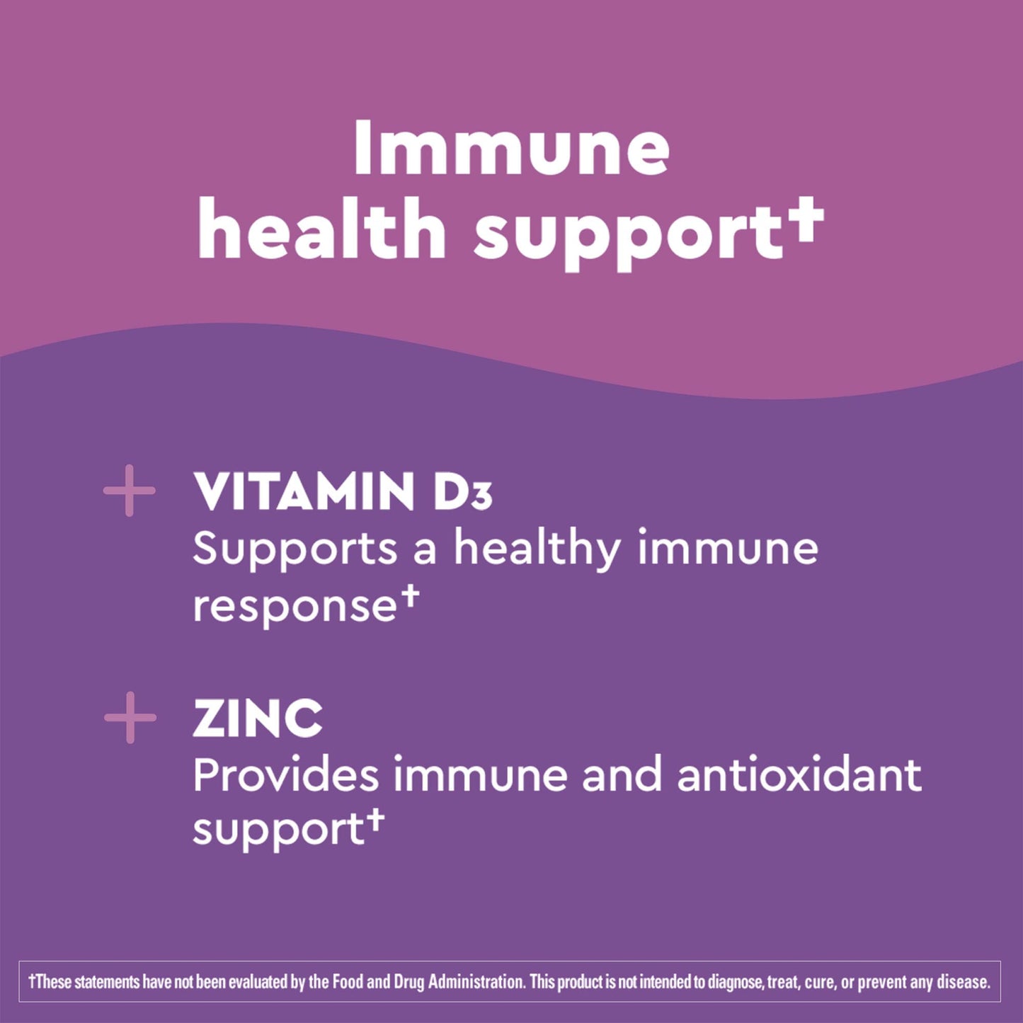 Nature Made Wellblends Elderberry with ImmuneCare - Vitamin D3 1500 IU & Zinc, 30 Tablets