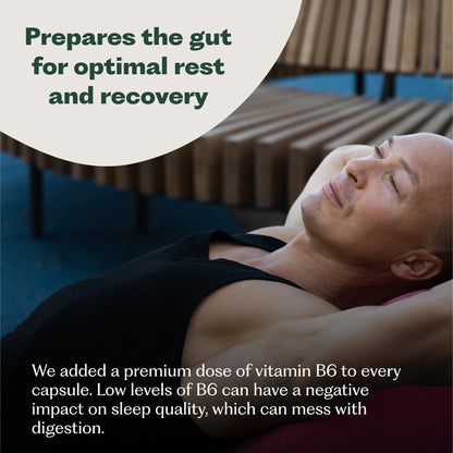 Nature M.D. GutRhythm Nighttime Recovery Overnight Digestive & Sleep Aid Supplement – Vegan 30 Servings