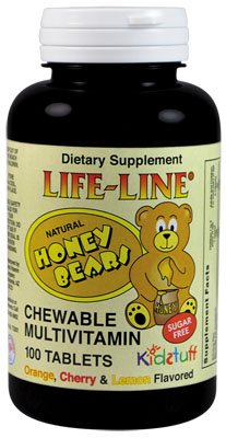 Nature's Blend Honey Bears Chewable Multivitamin 100 Tablets | Kids Vitamin Chewables