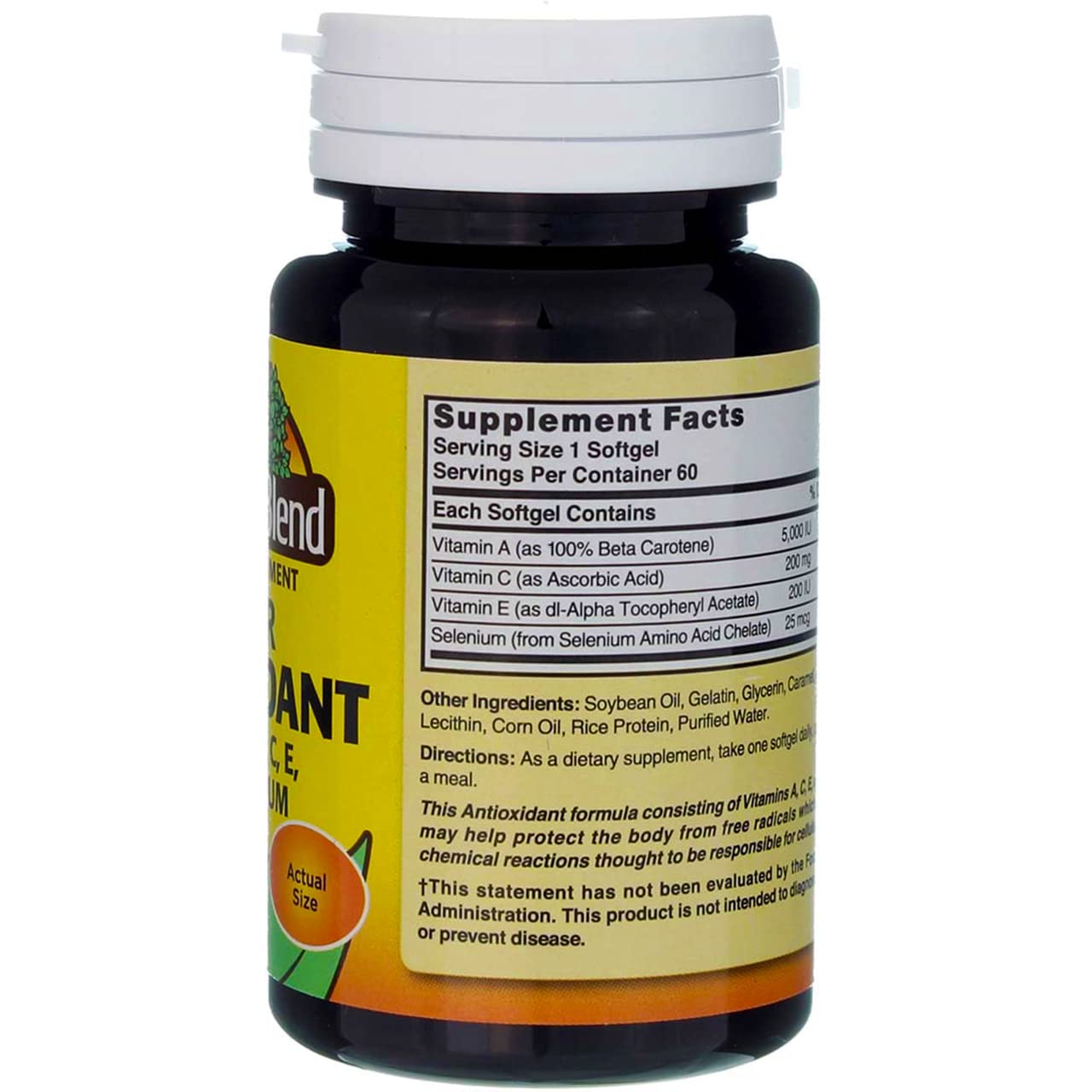 Nature's Blend Super Antioxidant Aces 60 Sgels