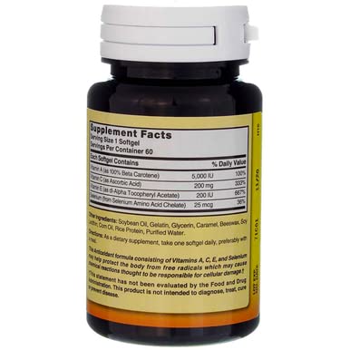 Nature's Blend Super Antioxidant Aces 60 Sgels
