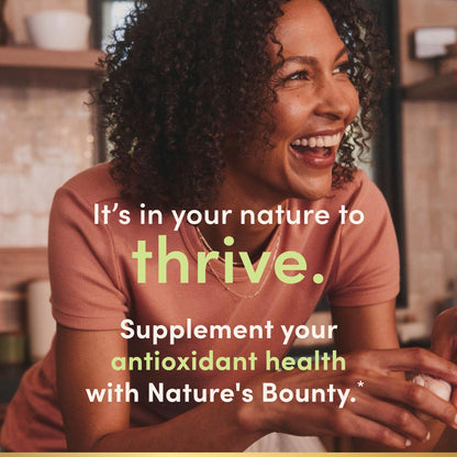 Nature's Bounty Turmeric with Black Pepper Extract 1000mg – Antioxidant Support, 60 Capsules