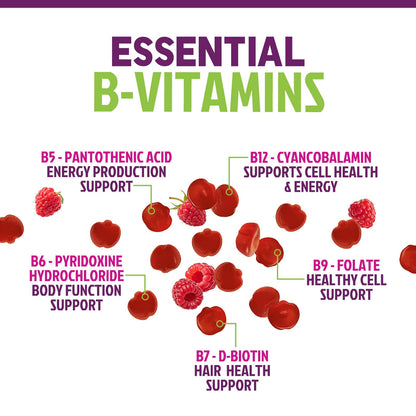 Multivitamin Gummies for Adults – Vitamins A, C, D & B12 | For Women & Men | Nature's Multi VIT Vitamin (60 Gummies)