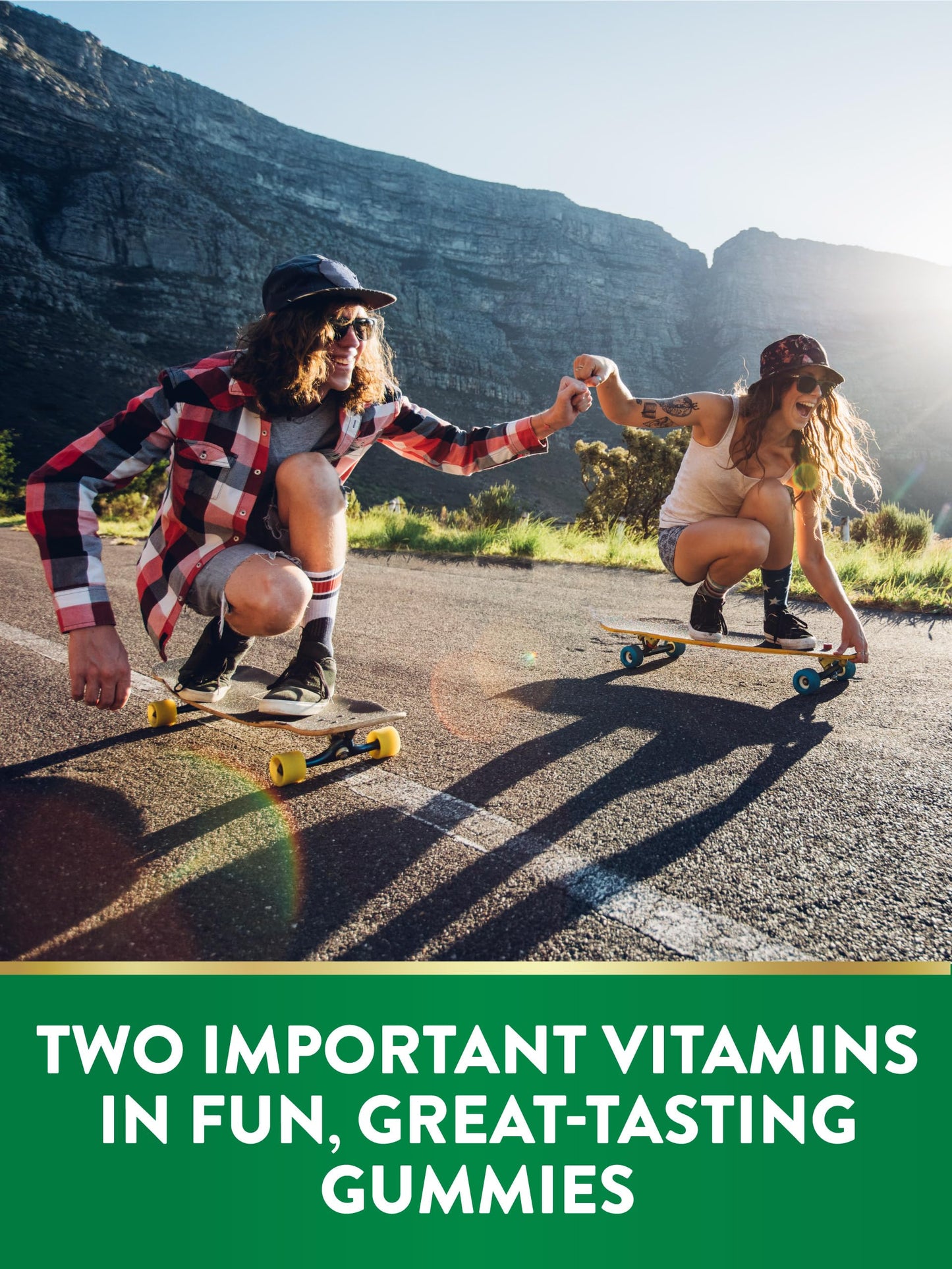 Nature's Truth Vitamin D3 + K2 Gummies – 50-Count (Pack of 2) | Peach Mango | Vegetarian, Non-GMO & Gluten Free