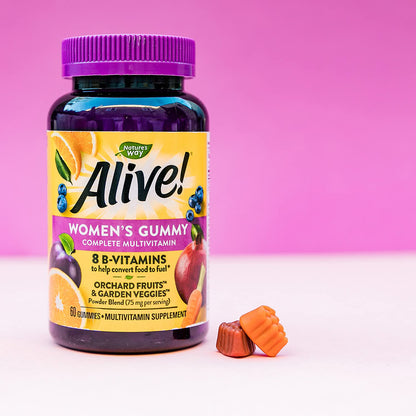 Nature's Way Alive! Women's Gummy Multivitamin – 60 Gummies (2 Pack) | Mixed Berry