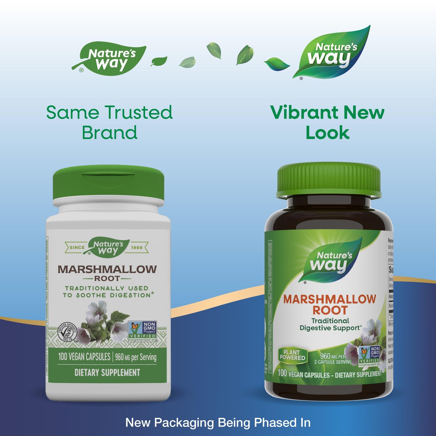 Nature's Way Marshmallow Root – Plant-Based Digestive Support (Vegan, Gluten-Free)