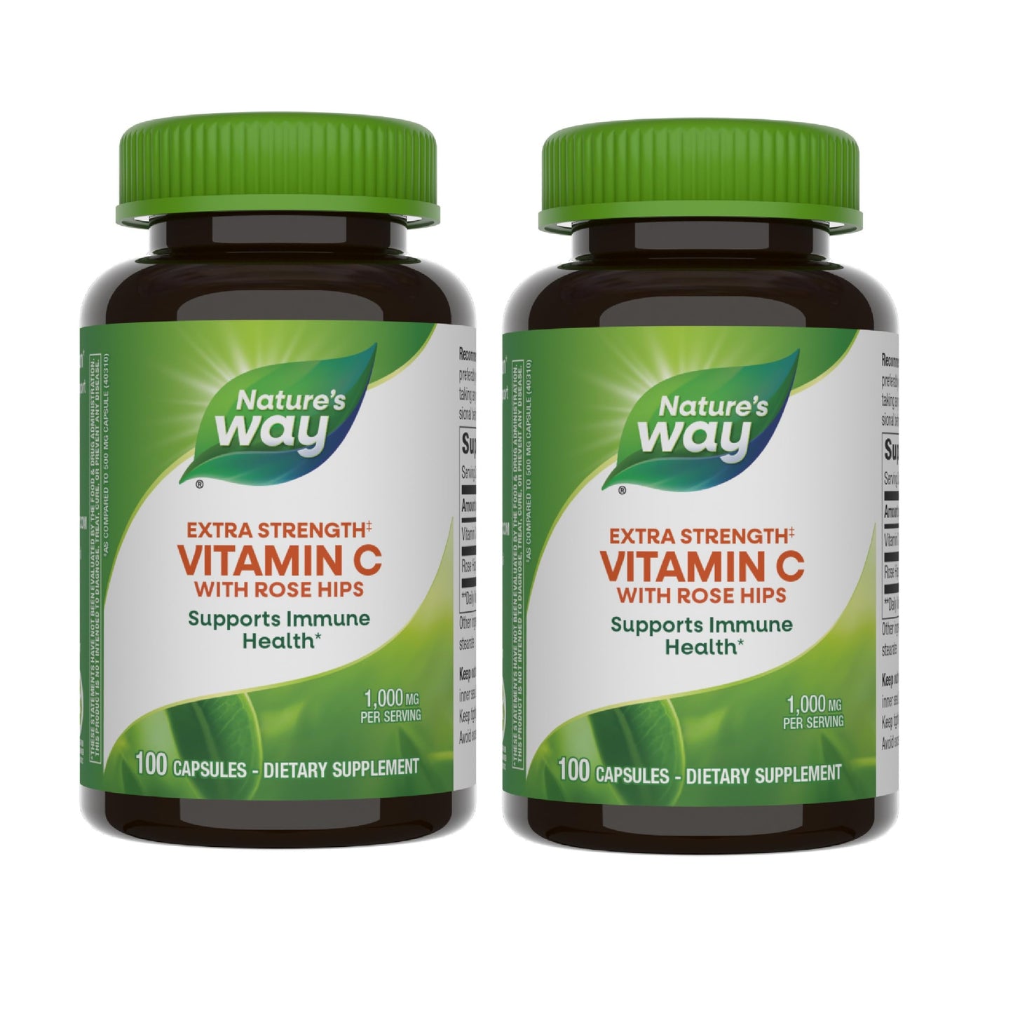 Nature's Way Vitamin C with Rose Hips – Extra Strength 1000 mg/Serving