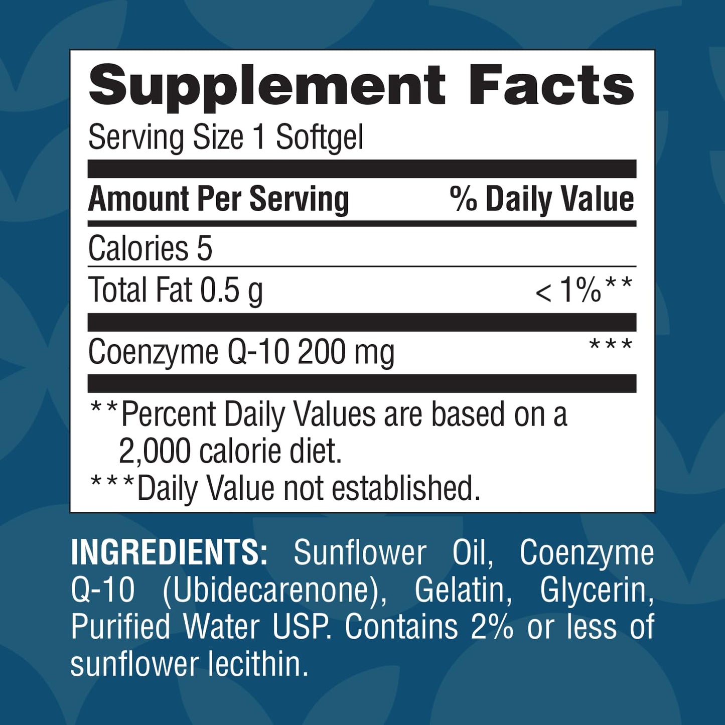 Nature's Wonder CoQ10 Supplement - CoQ10 200mg Softgels to Support Heart Health, Cardiovascular Function, and Cellular Energy Production, 120 Softgels, 120 Days Supply