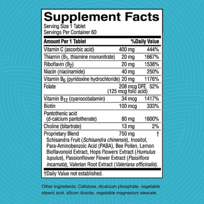 Nature's Sunshine Nutri-Calm – 60 Tablets | Natural Calm Support BritishVita | Premium UK Vitamins & Wellness Supplements