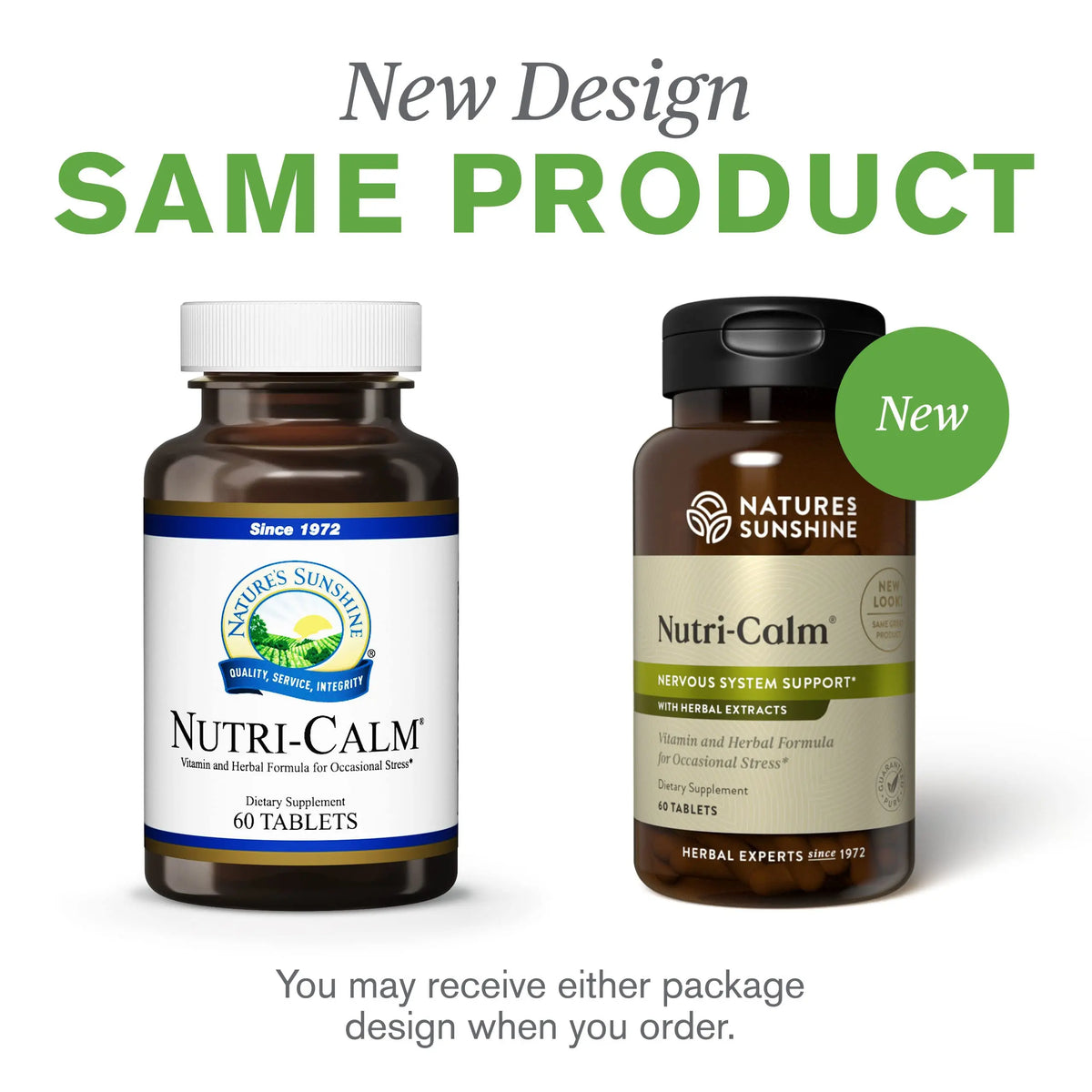 Nature's Sunshine Nutri-Calm – 60 Tablets | Natural Calm Support BritishVita | Premium UK Vitamins & Wellness Supplements