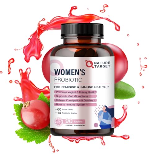 Nature Target Probiotics for Women - 60B CFUs with Cranberry & D-Mannose