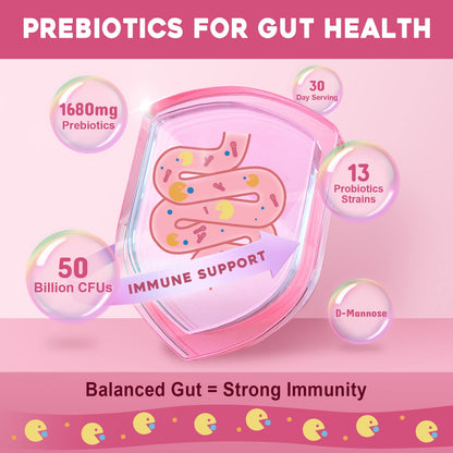 Nature Target Probiotics for Women – Probiotic Powder for Digestive & Immune Health
