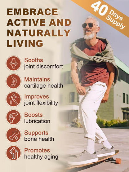 NATURE TARGET Glucosamine Chondroitin – Joint Support with MSM & Collagen (Shellfish Free) 120 Counts