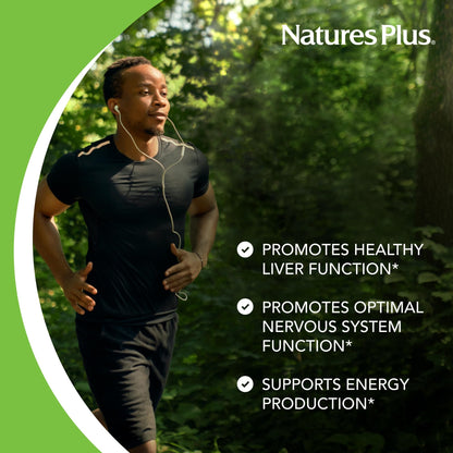 Natures Plus Choline & Inositol 500 mg - 60 Vegetarian Tablets | Nervous System & Liver Support